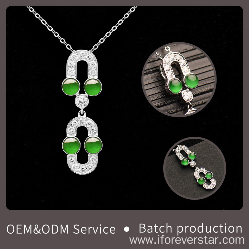 Icy Pure Green Jadeite Fashion Style Jadeite Sets